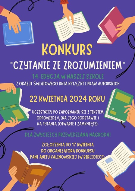 Konkurs Czytanie ze zrozumieniem1