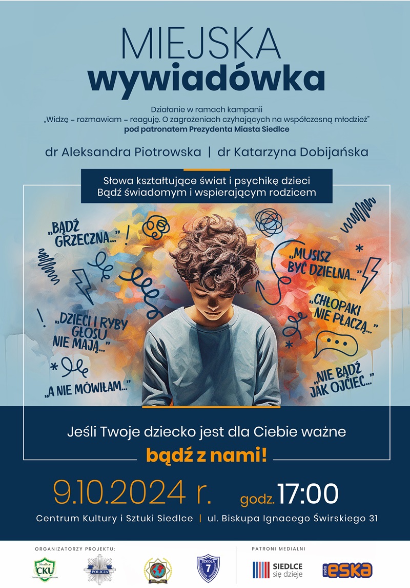 Miejska wywiadówka plakat 9 X 2024 003