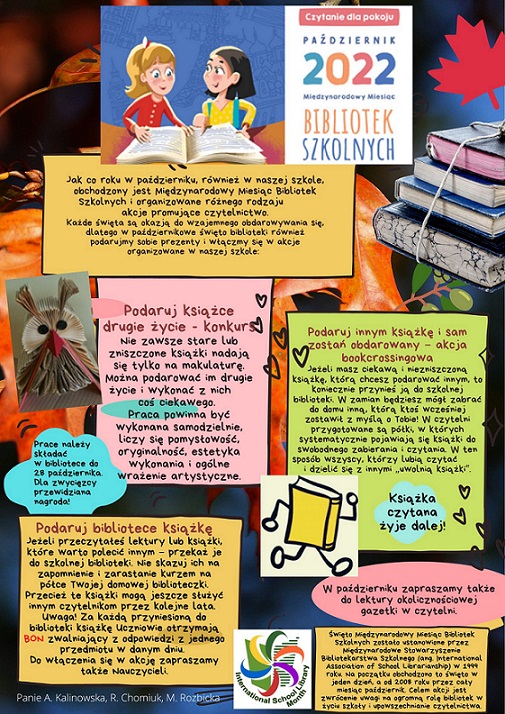 Plakat Miesiąc Bibliotek