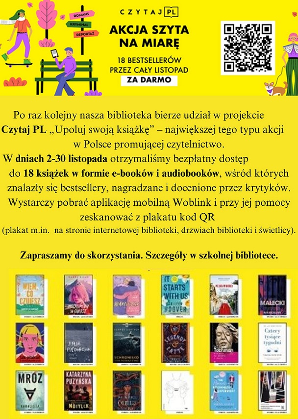 Plakat Upoluj książkę 2