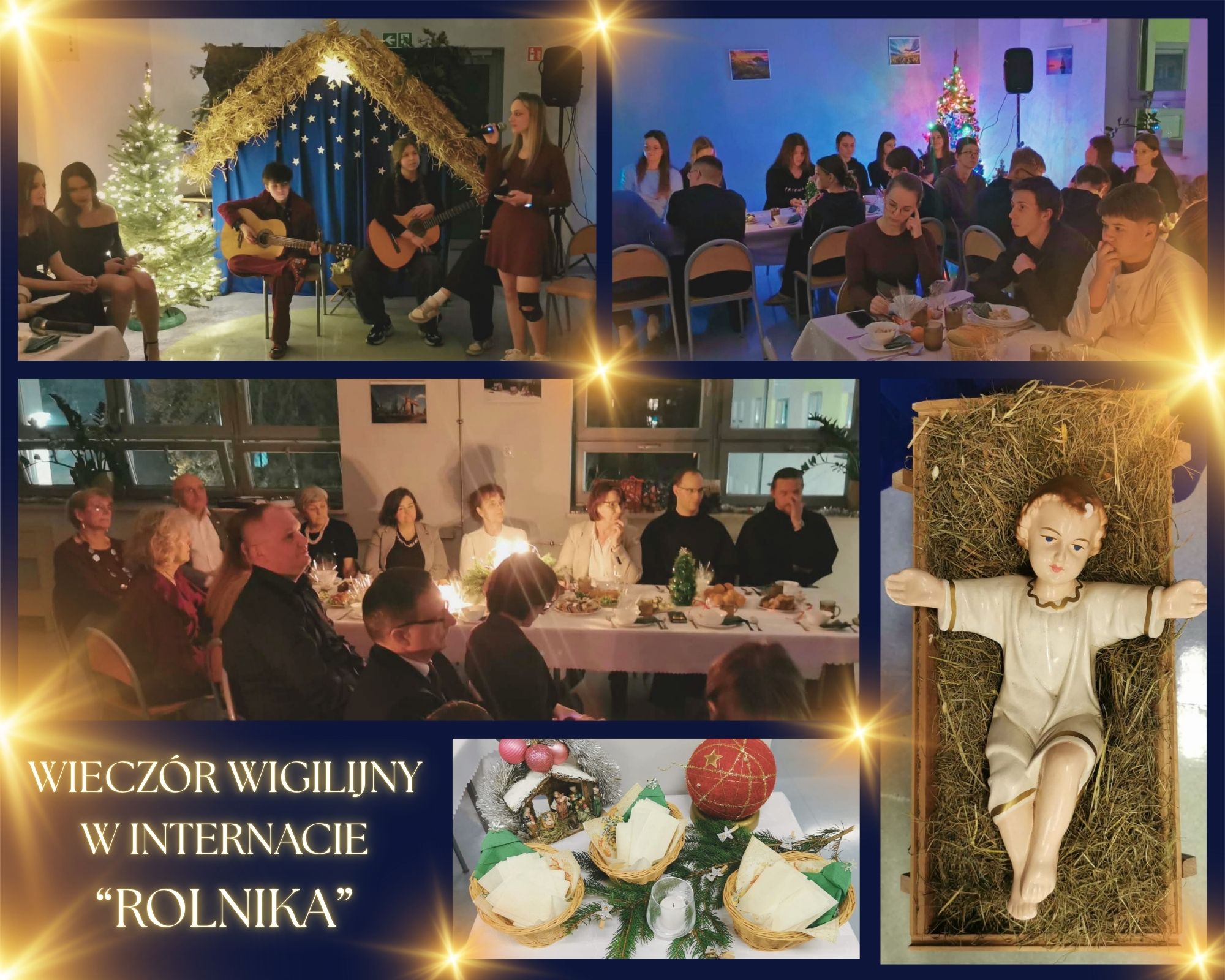 WIECZÓR WIGILIJNY W INTERNACIE 2025