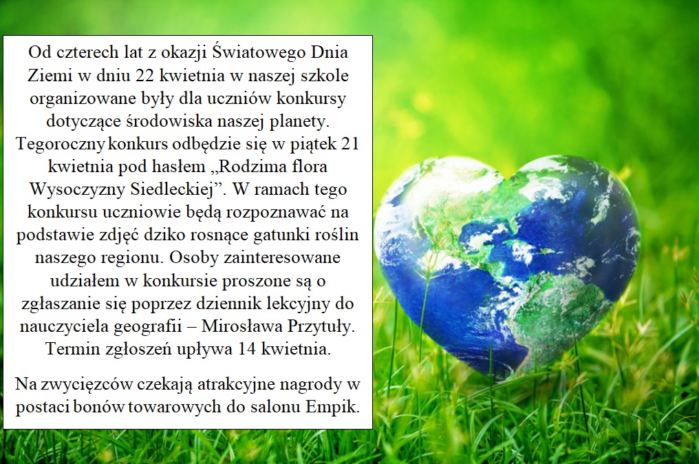 Światowy dzień Ziemi